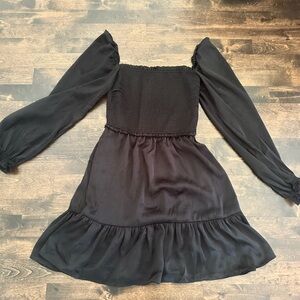 Wilfred Black Satin Dress Size XS